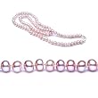 AugustinaJewelry Single Strand 22 Inch 6.0-7.0mm Lavender Semi-Round Freshwater Cultured Pearl Necklace
