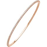 14K Rose Gold Diamond Bangle Bracelet - 2.00 Ct.