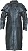 Leather Duster Coat with Zip-out liner, Leg-straps, and Removable Cape