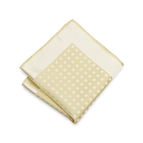 Paul Fredrick Geometric Silk Pocket Square