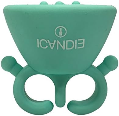 Wearable Nail Polish Holder with FREE Egg Shaped Makeup Brush Cleaner