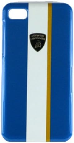 Lamborghini Cell Phone Case for iPhone 4S, Blue/White