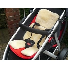 lambskin stroller fleece