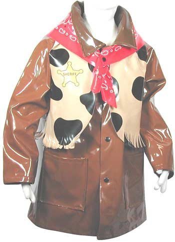 Western Chief - Kid's Cowboy Raincoat / Slicker, Brown or Pink