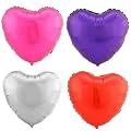 Heart Foil Balloon - Purple