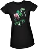 Sinestro Ring -- Green Lantern Movie Crop Sleeve Fitted Juniors T-Shirt