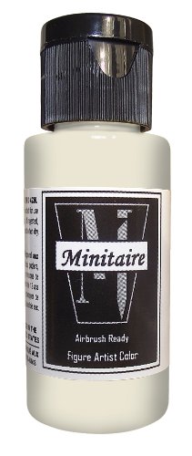 Badger Air-Brush Company, 2 Ounce Bottle Minitaire Airbrush  Ready, Water Based Acrylic Paint, Skull White .