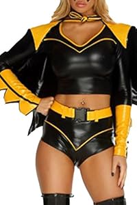 Dear-Lover Women's Action Packed Super Hero Costume(Pack of Six) Medium Size Multicoloured