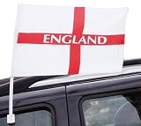 England Car Flags Twin Pack
