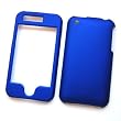 Apple iPhone 3G 3GS Rubberized Snap On Protector Hard Case (Without Belt Clip Hole) Blue