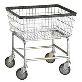  Narrow Laundry Cart, basket color: Chrome