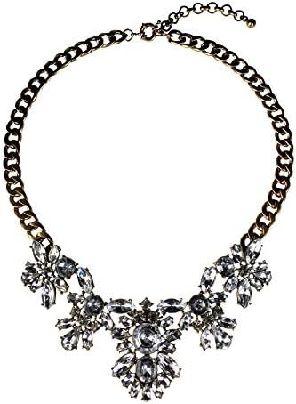 Kali Collection Clear Clusters Statement Necklace