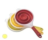 Collapsible Silicone Strainer - Yellow