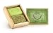 Mistral Verbena Soap Gift Box, 2 - soaps: Verbena Flower and Verbena Smooth