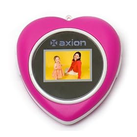 Click here to buy Axion AXN9100P 1.1-Inch Heart Shaped Mini Digital Picture Frame (Pink) by Axion.