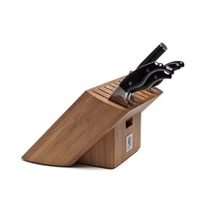 Shun Ken Onion 7 Piece Bamboo Block Set