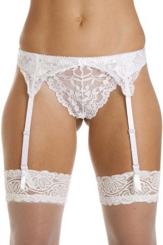DEMARKT Women's Lace Garter Belt with Attachment