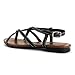 Womens Double Lines Ankle-Strap Gladiator Sandals (Adults)