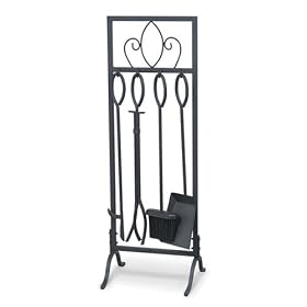Pilgrim Home and Hearth Napa Forge Delightful Tri Panel Fireplace Screen