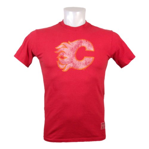 Calgary Flames Rivals Vintage Wash Jersey T-Shirt Size L