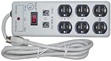 Surge Protector, 6 Outlet, 3 MOV, EMI & RFI with Modem Protector, 6 ft cord