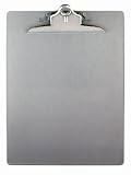 Saunders Recycled Aluminum Clipboard with High Capacity Clip and Antimicrobial Product Protection, 22517, Letter Size (8.5 inch x 12 inch)