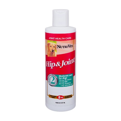 Nutri-Vet Hip & Joint PLUS Liver Flavored Liquid, 8 Ounce