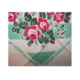 Sweet Cottage Rose Vintage Style Tablecloth