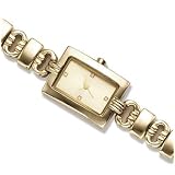 Women's Fashion Gold-Tone Rectangular Link Bracelet Watch # 3288