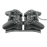 Dual Charging Station for Sony PS3 Controllers, Black