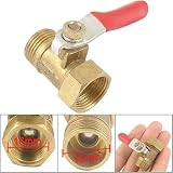 Buy Female to 15mm Male Threaded Full Port Lever Ball Valve by uxcell