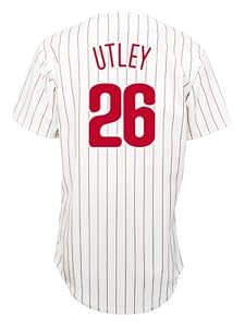 Chase Utley Philadelphia Phillies Replica Home Jersey (Large)