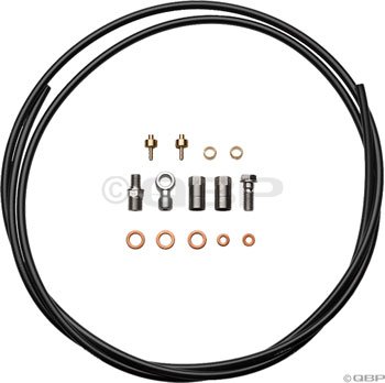 Hope 5mm tubing kit, M6 (0d/90d) - 1600mm black