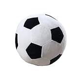 【ノーブランド品】可愛いくま 抱き枕 縫い包み ぬいぐるみ　プレゼント イベント お祝い ふわふわぬいぐるみ　大きい　サッカー フットボール (30cm, レッド*イエロー)