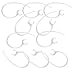 10 Pack of Samsung OEM Clear Replacement Ear Hook earhook for Samsung WEP460 WEP470 Bluetooth Headset