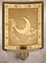 Man in The Moon CURVED Porcelain Lithophane Nightlight