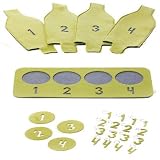 True Fabrications 25-Piece Blind Wine Tasting Kit for 4