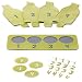 True Fabrications 25-Piece Blind Wine Tasting Kit for 4