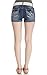 WallFlower Juniors Patch Pocket Denim Short Shorts