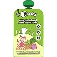 6 X Peachy Baby Food Apple, Spinach and Sweet Potato Puree for 6 Months Infants, Babies and Children Upwards 110g. (3.8 Oz.)