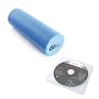 66Fit Eva Foam Roller And DVD - Blue, 15 X 45 cm 66Fit