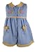 Tuti Fruiti New Spring summer Toddler Girls Blue and Yellow Gingham Sundress-4 Toddler