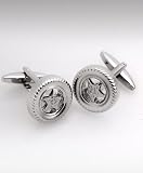 Car Wheel and Handle Cufflinks, Car Wheels NCL07