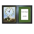 John Deere Logo Shadow Box Clock w/ Frame