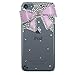 3D Pink Bling Bow Diamond Crystal Rhinestone Hard Back Case Cover For iPod Touch5 5th