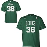 Adidas Boston Celtics Shaquille O'neal Game Time T-Shirt Large