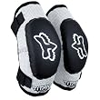 Fox Racing PeeWee Titan Youth Elbow Guard MotoX/Off-Road/Dirt Bike Motorcycle Body Armor - Color: Black/Silver, Size: PeeWee (ages 4-7)