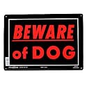 BEWARE OF DOG 10x14 Aluminum Sign