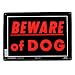 dogs30 - BEWARE OF DOG 10x14 Aluminum Sign