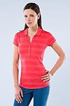 Short Sleeve Cotton Jersey Tonal Striped Polo